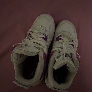 JordanSarracinoDesigns White and Purple Sneakers